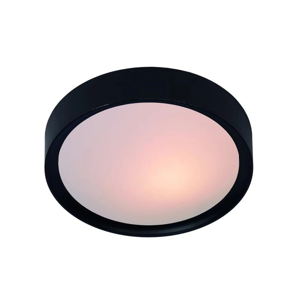 Lucide LEX - Flush ceiling light - Ø 33 cm - 2xE27 - Black - Lights Zone