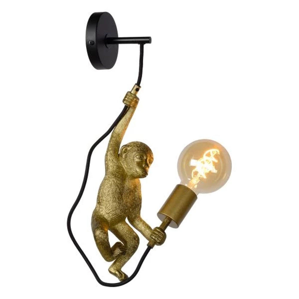 Lucide EXTRAVAGANZA CHIMP - Wall light - 1xE27 - Black - Lights Zone