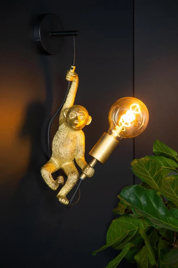 Lucide EXTRAVAGANZA CHIMP - Wall light - 1xE27 - Black - Lights Zone