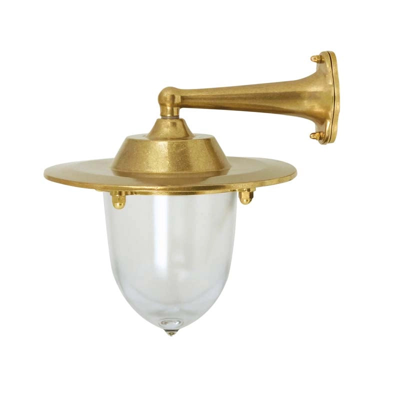 Westport Montauk Coastal Outdoor Wall Light – Brass (IP64)