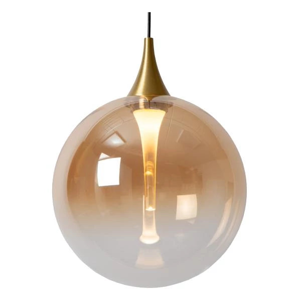 Lucide GISELA - Pendant light - Ø 16 cm - LED Dim. - 1x5W 2700K - Amber - Lights Zone