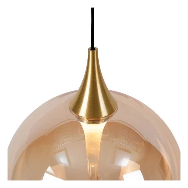 Lucide GISELA - Pendant light - Ø 16 cm - LED Dim. - 1x5W 2700K - Amber - Lights Zone