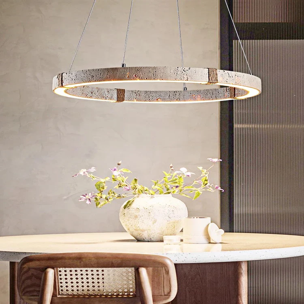 Stone Series Chandelier - Contemporary Lighting Fixture for Living and Dining Spaces