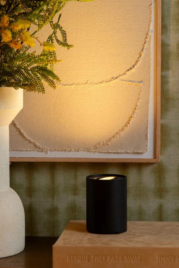 Lucide TUBE - Table lamp - Ø 9,6 cm - LED Dim. - GU10 - 1x5W 2600K2800K - 3 StepDim - Lights Zone