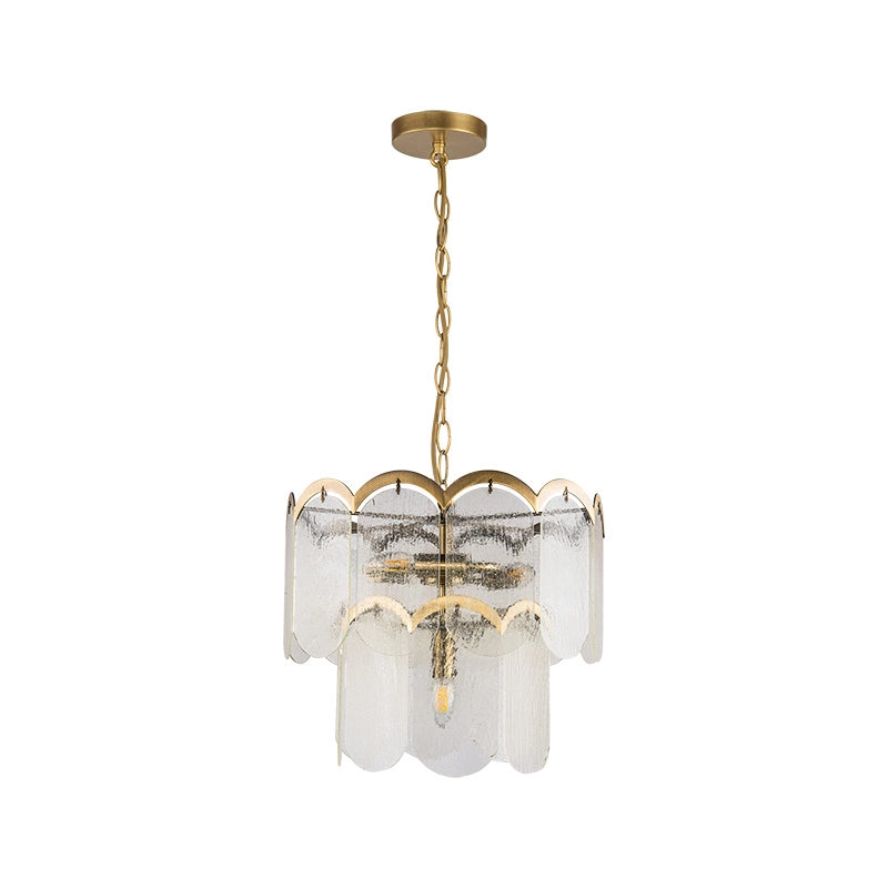 Wisteria Maison Clear Glass Chandelier – Antique Brass