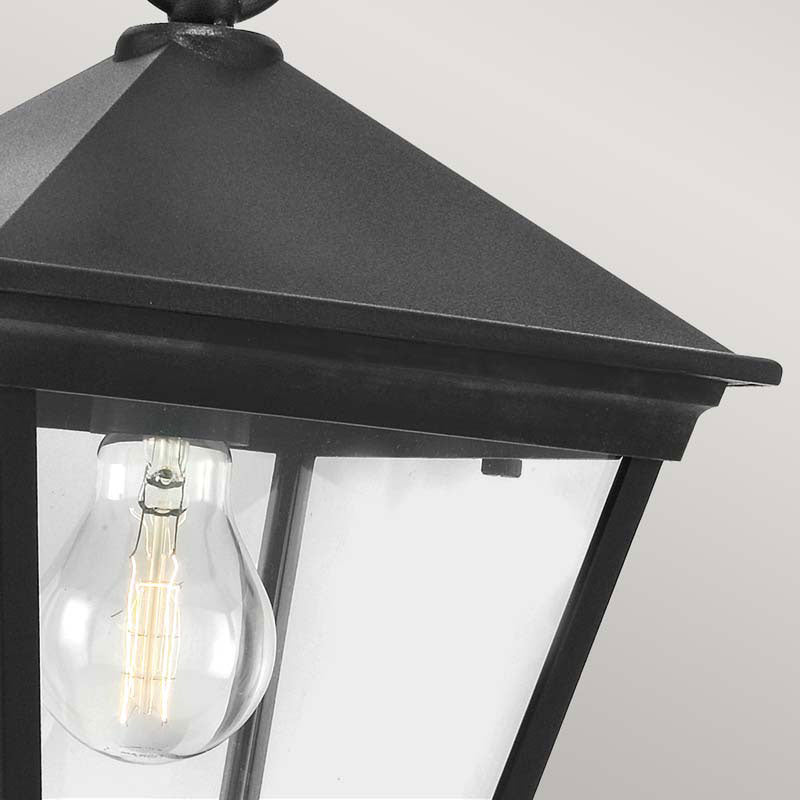 Norlys Turin Pendant Porch Lantern – Black (IP44)