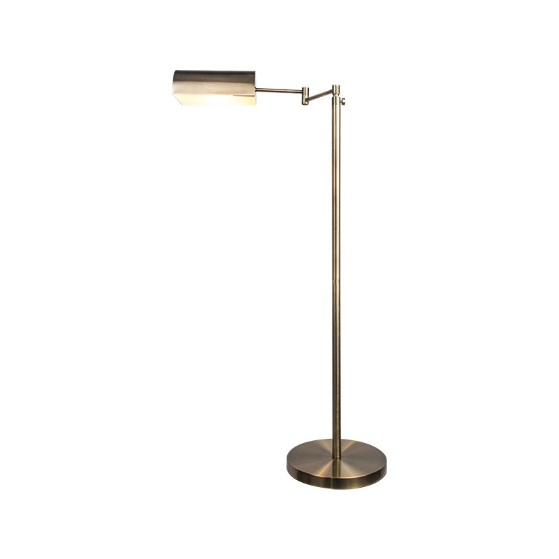 Westport Bank Adjustable Floor Lamp – Antique Brass