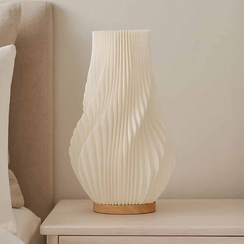 Wisteria Cloud Fibreglass Table Lamp – White