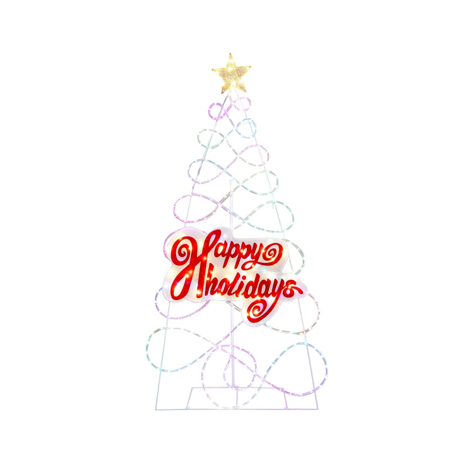 Pre-Lit Color Changing Christmas Tree with 6 Lighting Modes