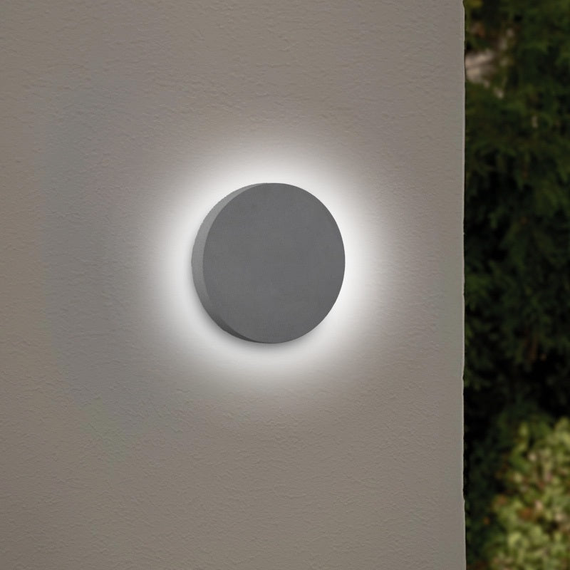 Westport Hampton LED Outdoor Flush Light – Concrete Grey (IP65)