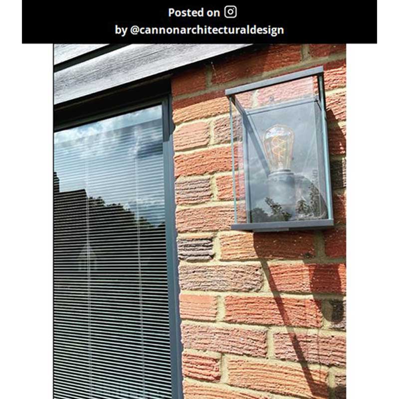 Lucide Claire Half Lantern Outdoor Wall Light with PIR Sensor – Anthracite (IP54)