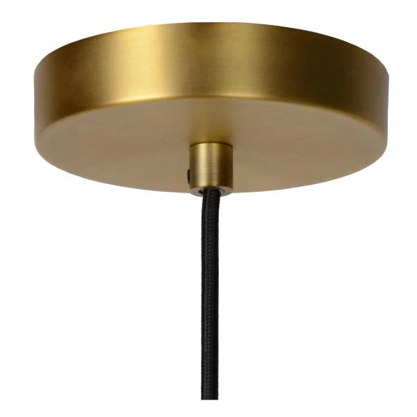 Lucide FIRMIN - Pendant light - Ø 20 cm - 1xE27 - Matt Gold Brass - Lights Zone