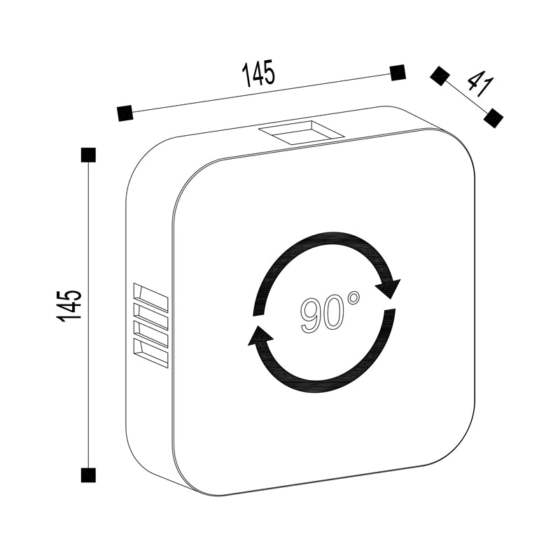 EDIT Outdoor LED Flush Light – Dark Grey