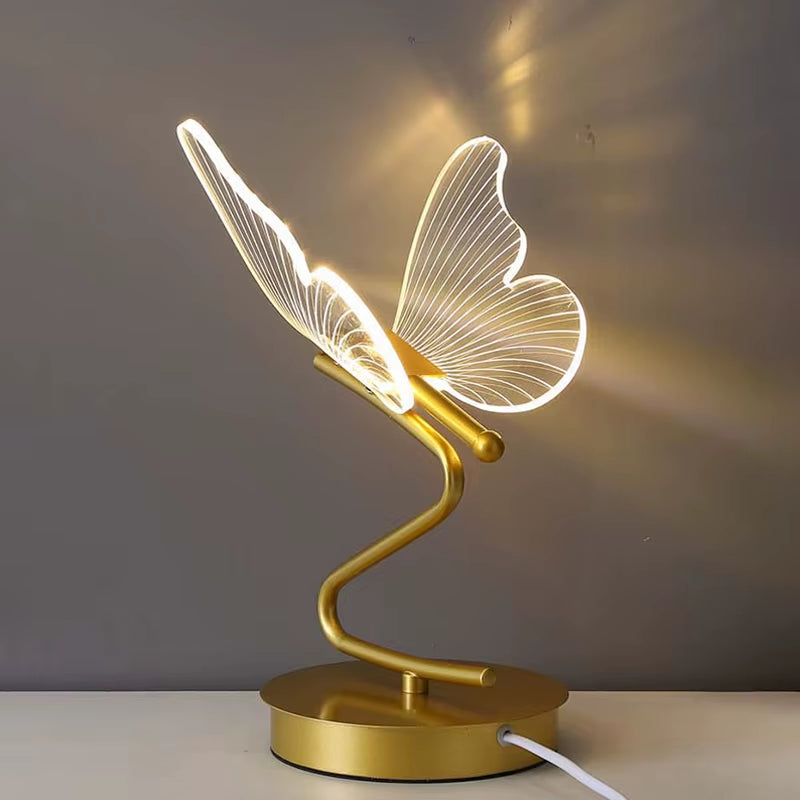 Luxe Butterfly LED Table Lamp