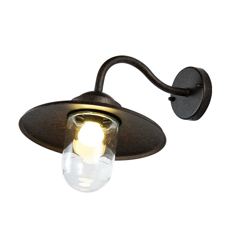 Edit Perth Outdoor Wall Light – Coffee Brown (IP44)