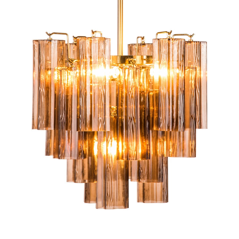 Wisteria Clodagh Glass Chandelier – Brown