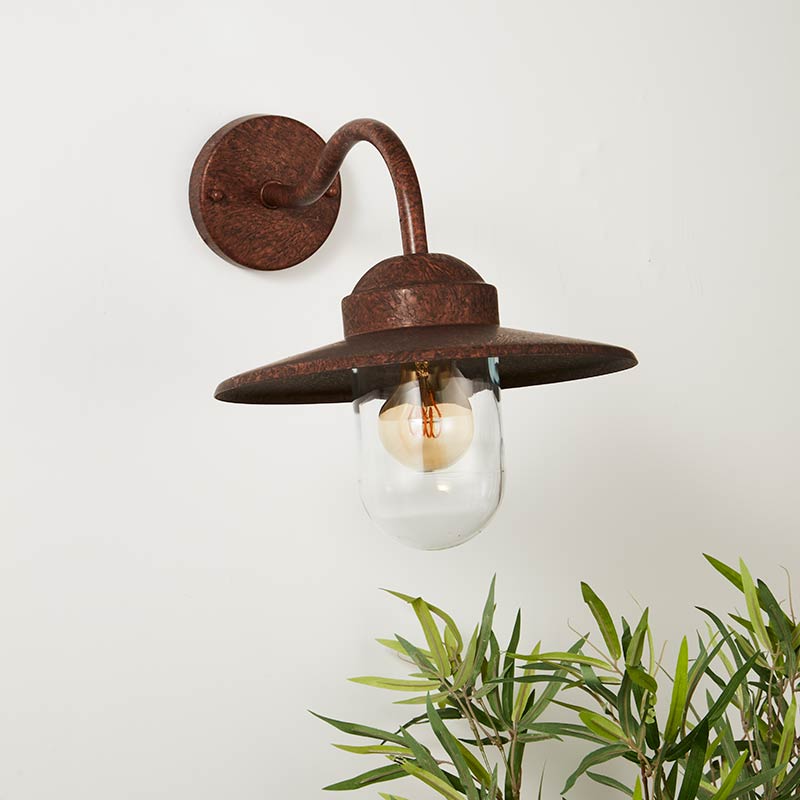 Edit Perth Outdoor Wall Light – Coffee Brown (IP44)