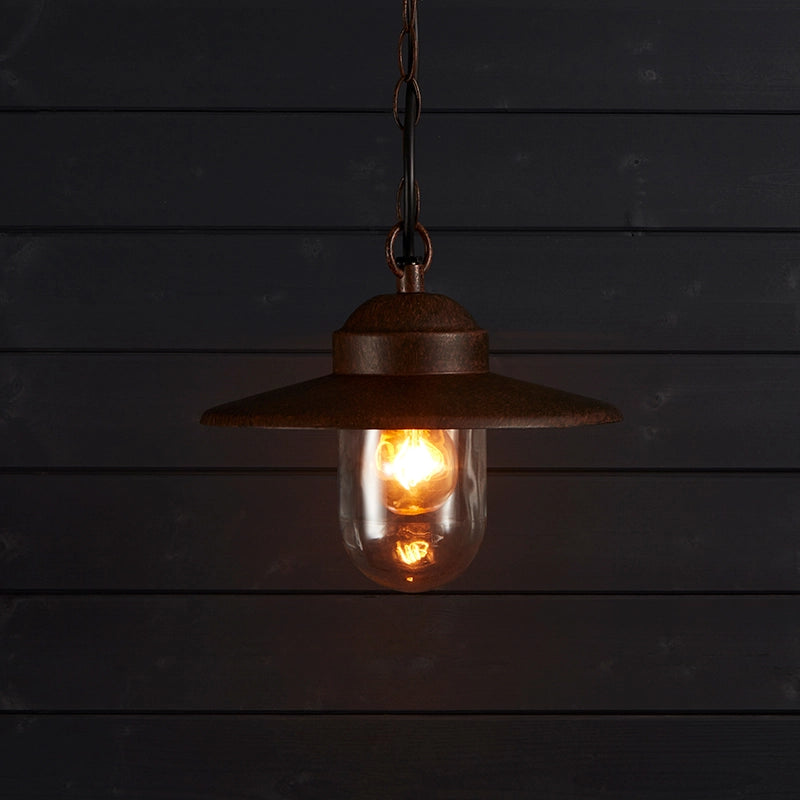 Edit Perth Pendant Porch Lantern – Coffee Brown (IP44)