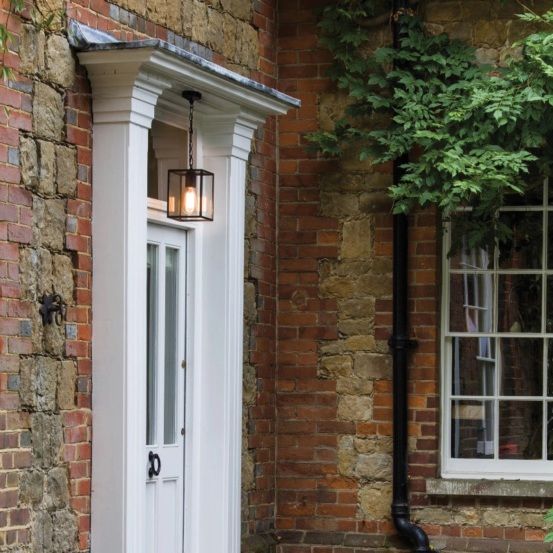 Astro Homefield Pendant Porch Lantern – Black