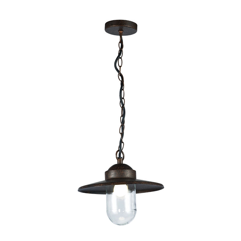 Edit Perth Pendant Porch Lantern – Coffee Brown (IP44)
