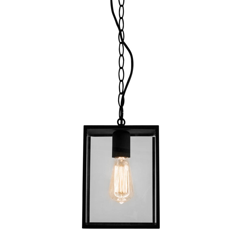 Astro Homefield Pendant Porch Lantern – Black