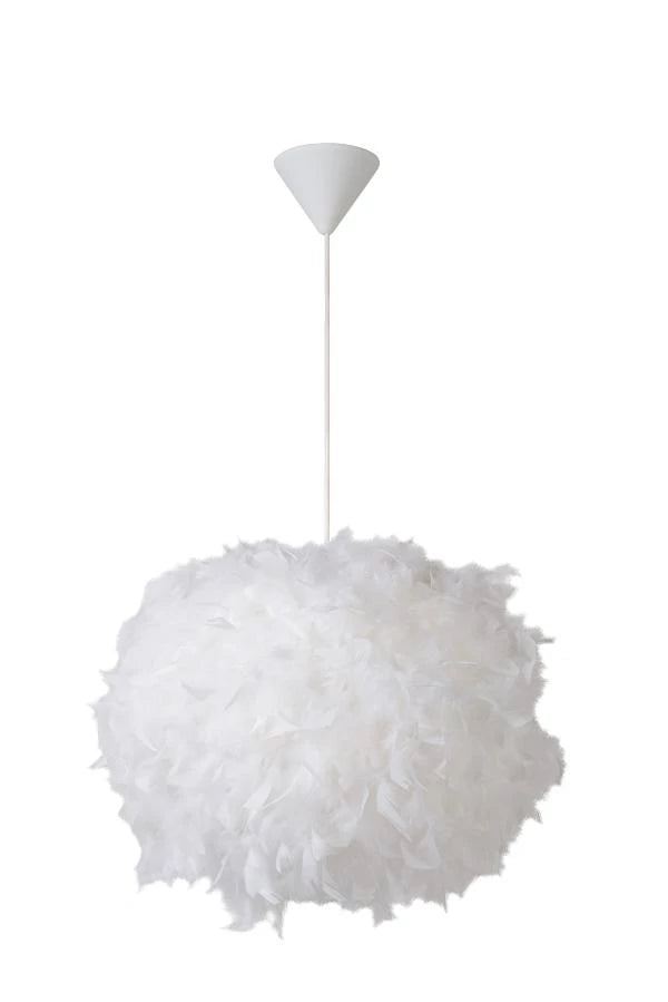 Lucide GOOSY SOFT - Pendant light - Ø 50 cm - 1xE27 - White - Lights Zone