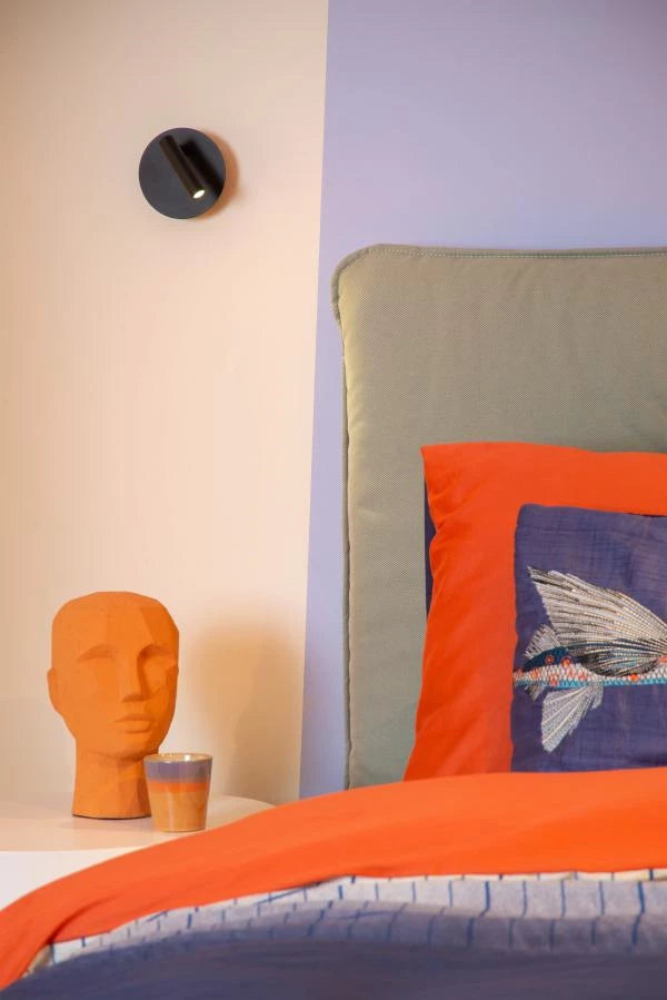 Lucide JOLIJN - Rechargeable Bedside lamp / Wall light - Battery pack/batteries - Ø 10,2 cm - LED - 1x2W 3000K - Magnetic - Lights Zone