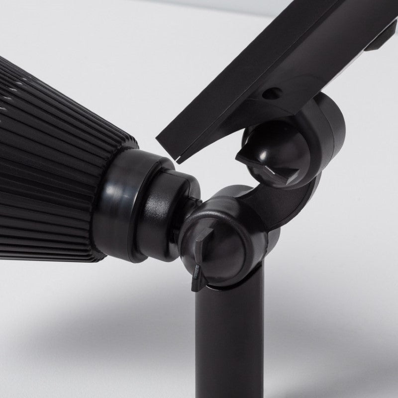 Suri Meillion Daylight Solar LED Spike Garden Spotlight – Black (IP65)