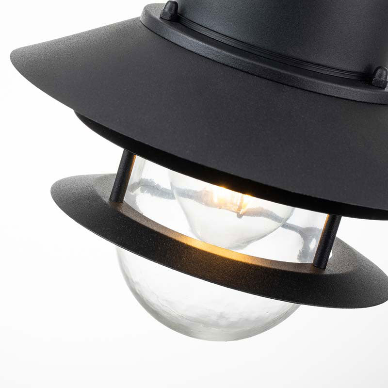 Elstead Copenhagen Pendant Porch Lantern – Black (IP44)