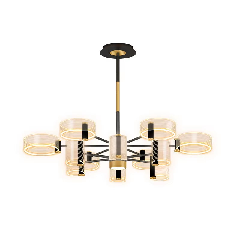 uxury Nordic LED Chandelier β Modern Minimalist Ceiling Light for Living & Bedroom