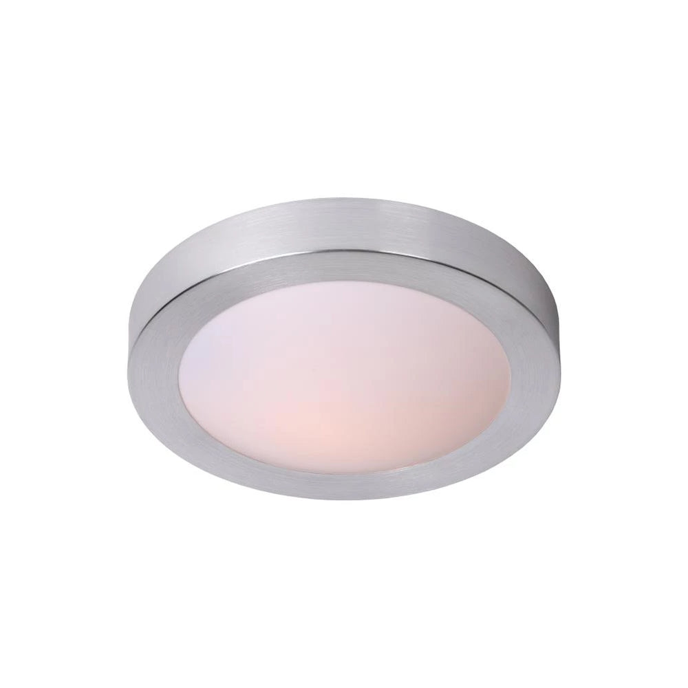 Lucide FRESH - Flush ceiling light Bathroom - Ø 27 cm - 1xE27 - IP44 - Lights Zone