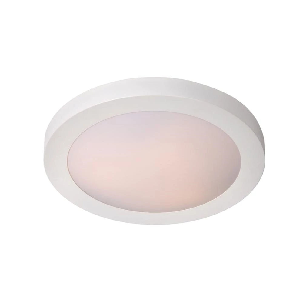 Lucide FRESH - Flush ceiling light Bathroom - Ø 27 cm - 1xE27 - IP44 - Lights Zone
