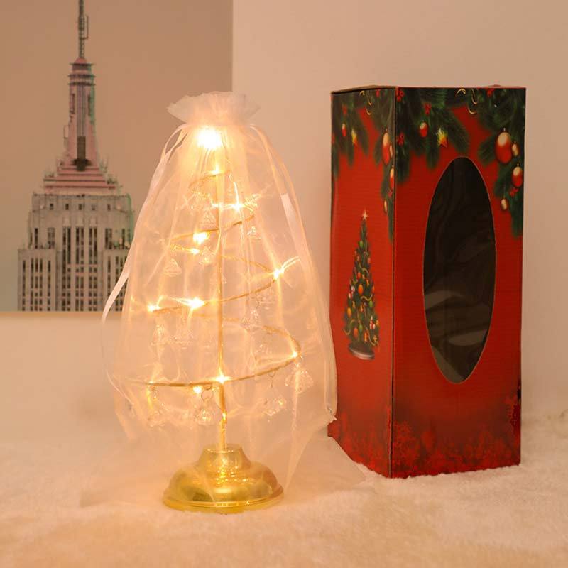 Crystal Christmas Tree Led Lights Indoor Decoration Fairy Lights Bedroom String Lights - Lights Zone