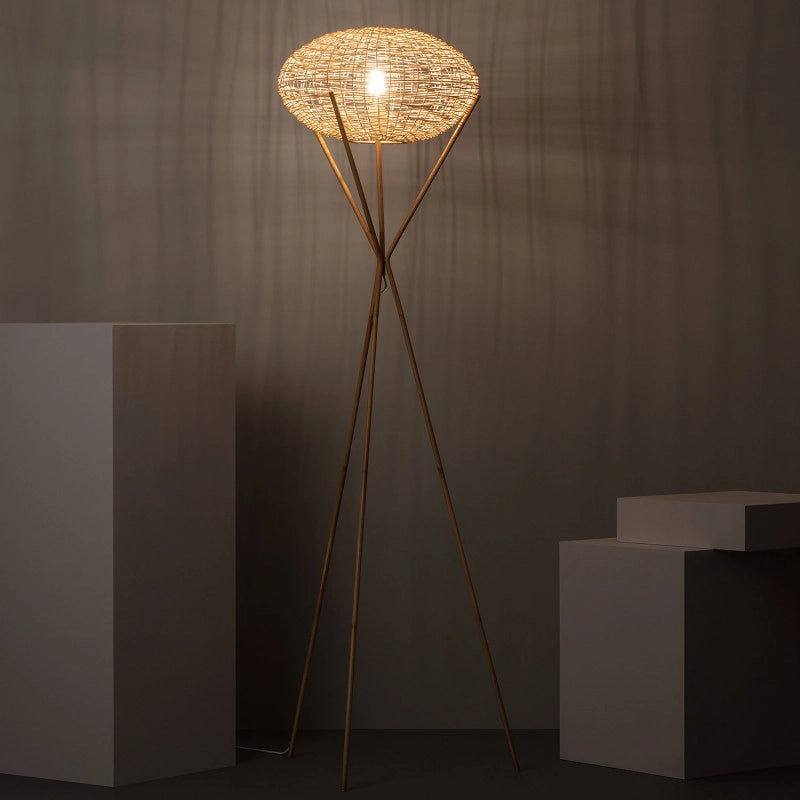 Edit Ronax Rattan Floor Lamp – Natural