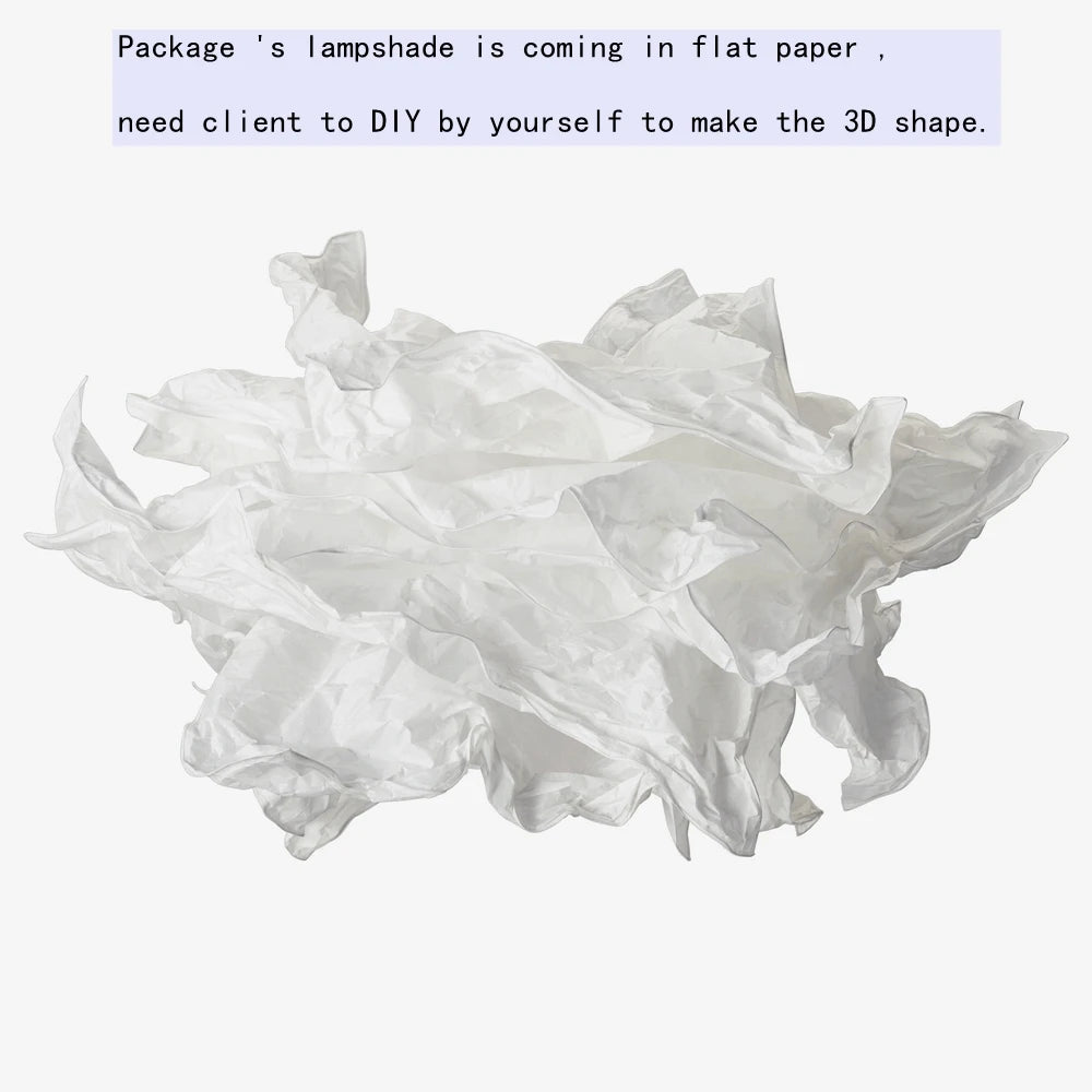 43cm DIY Cloud Flower Lampshade - Artistic Ceiling Pendant for Living Room, Bedroom, and Bar