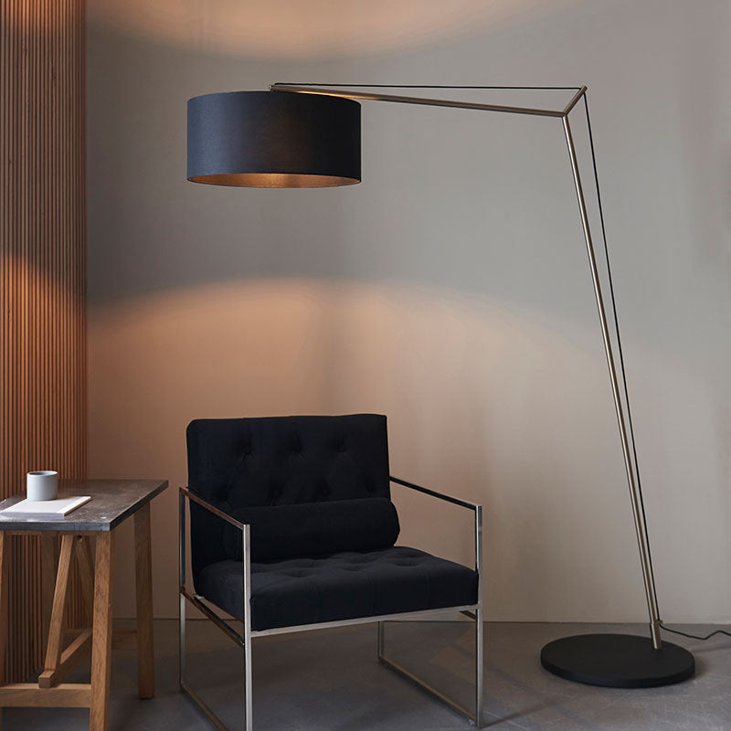 Luxia Holborn Floor Lamp — Matt Nickel