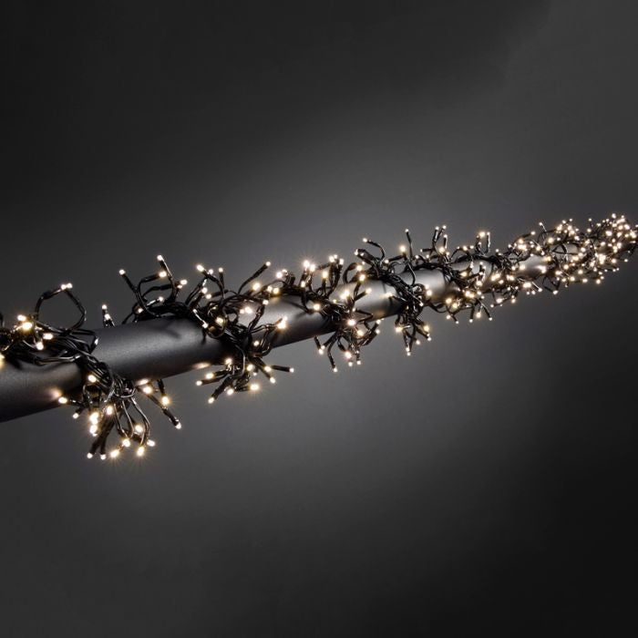 Konstsmide 11.3m Warm White LED Multi-Function Cluster String Lights – 1536 Lights
