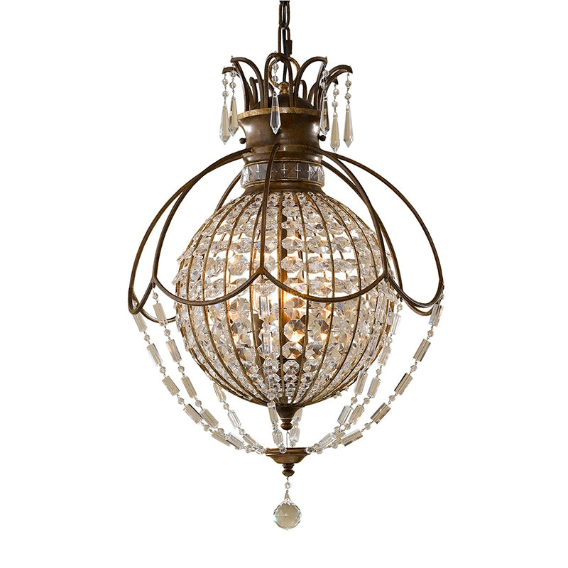 Feiss Bellini Crystal Chandelier - Bronze