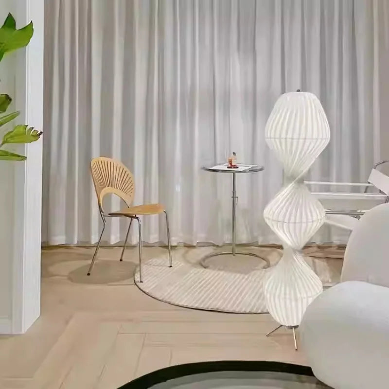Modern Japanese Gourd Floor Lamp - Elegant Ambiance for Living Room & Bedroom