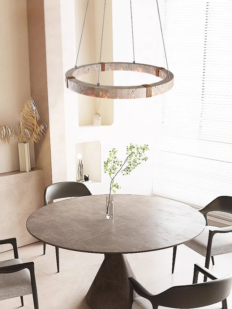 Stone Series Chandelier - Contemporary Lighting Fixture for Living and Dining Spaces