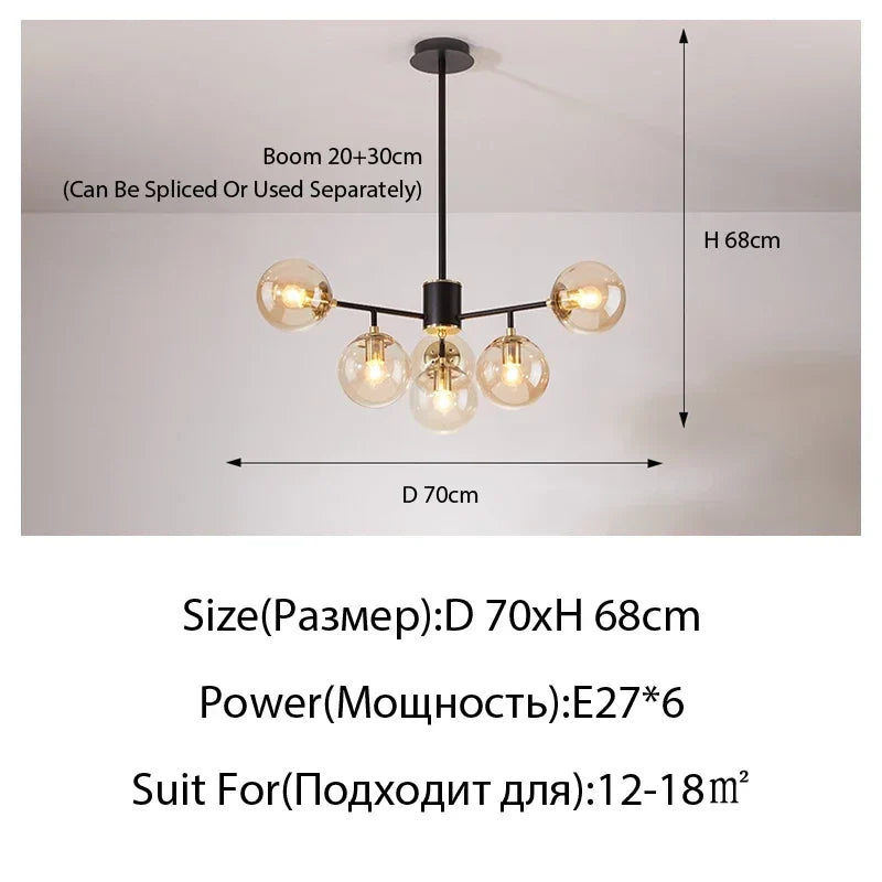 Modern LED Crystal Ceiling Light