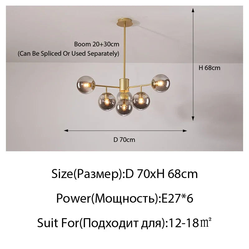 Modern LED Crystal Ceiling Light