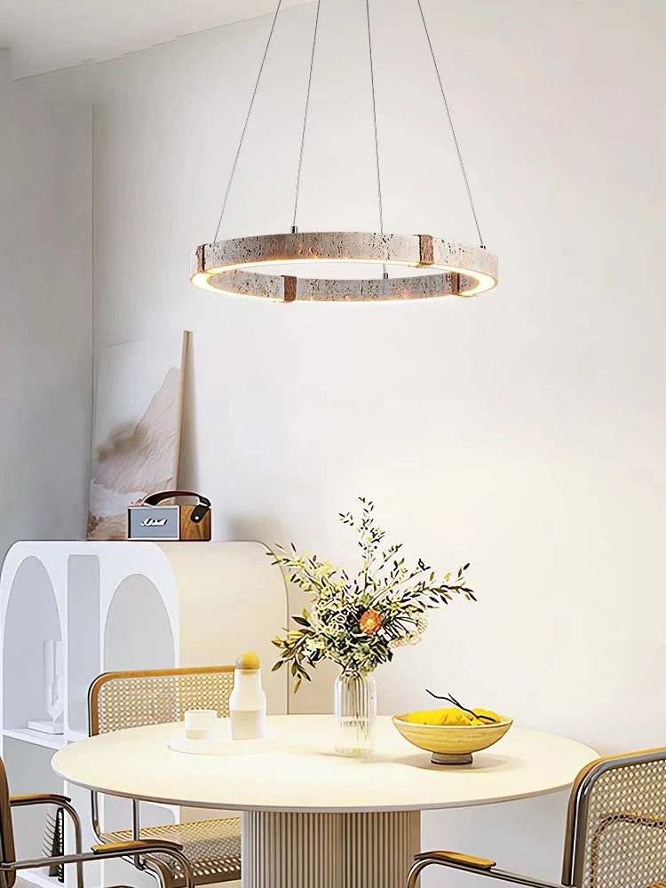 Stone Series Chandelier - Contemporary Lighting Fixture for Living and Dining Spaces