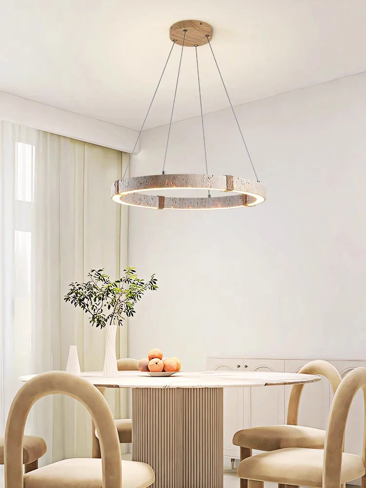 Stone Series Chandelier - Contemporary Lighting Fixture for Living and Dining Spaces