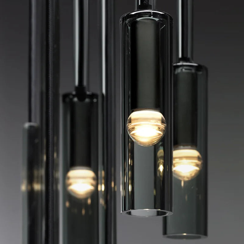 Modern Glass Bottle Pendant Light - Versatile Hanging Lamp for Bedroom, Bar, and Kitchen Decor