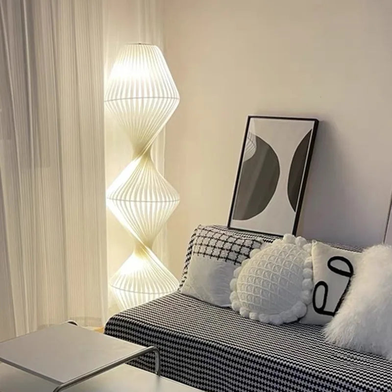 Modern Japanese Gourd Floor Lamp - Elegant Ambiance for Living Room & Bedroom