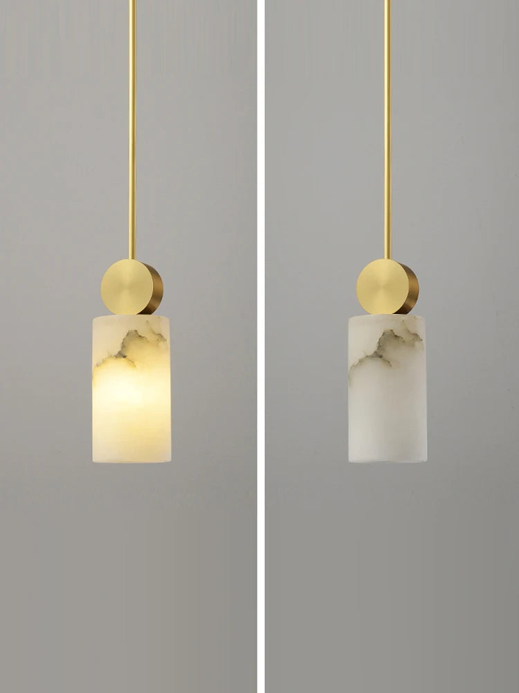 2024 Marble Copper LED Pendant Lamp
