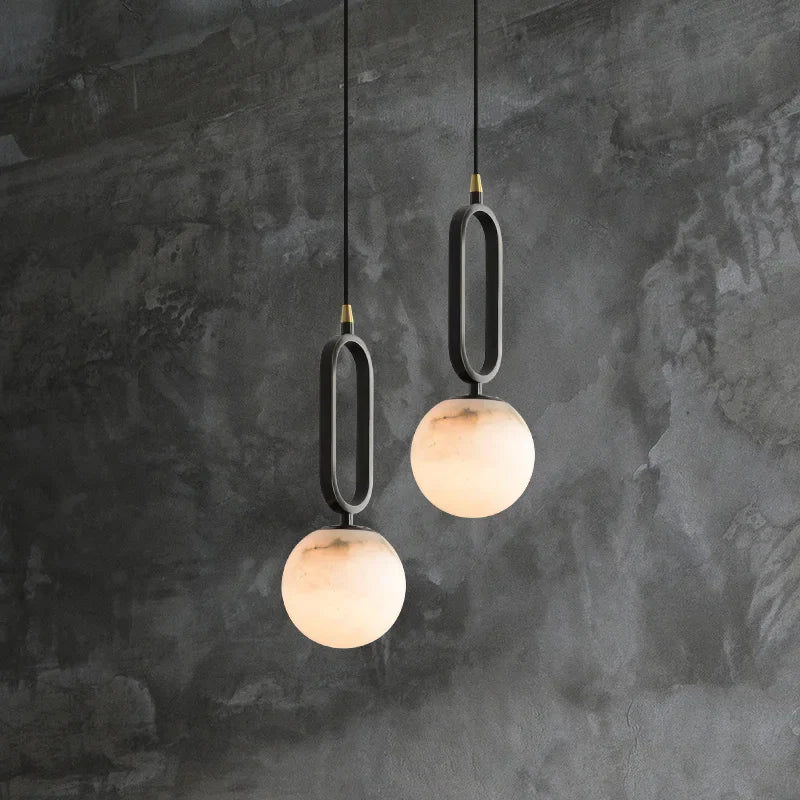 Elegant G9 Marble Chandelier