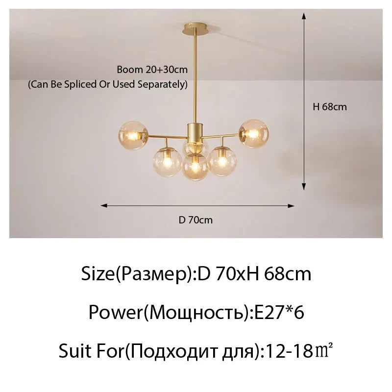 Modern LED Crystal Ceiling Light