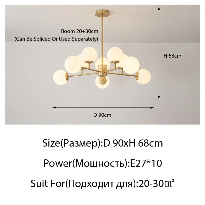 Modern LED Crystal Ceiling Light